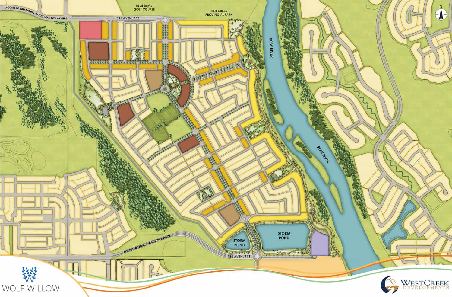 Wolf Willow Amenities Map