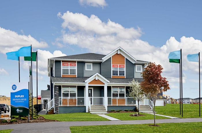 Wolf Willow Shane Homes duplex parade