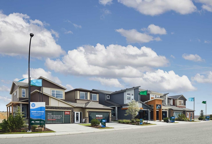 Wolf Willow Front Garage showhomes