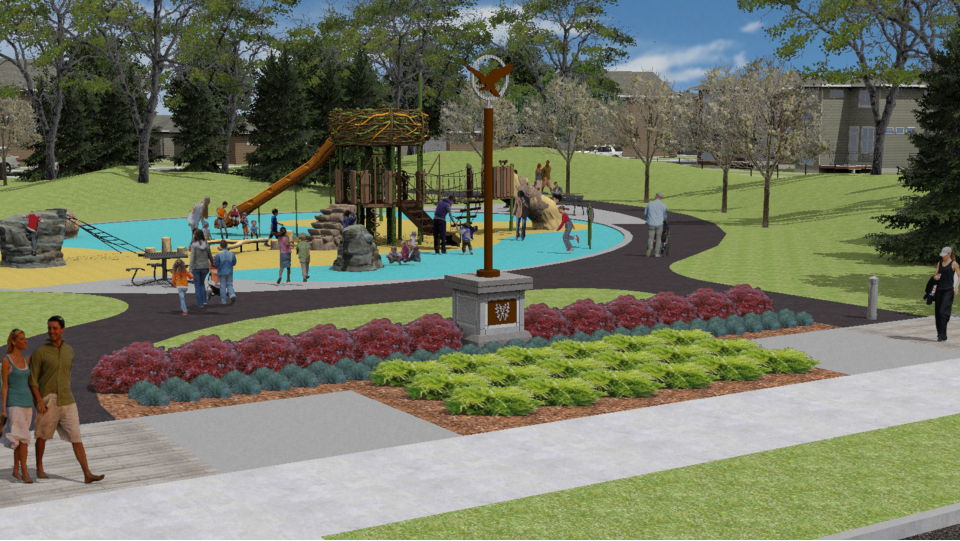 Up coming park in Wolf Willow