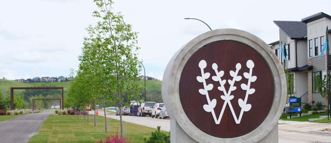 wolf willow emblem in promenade park